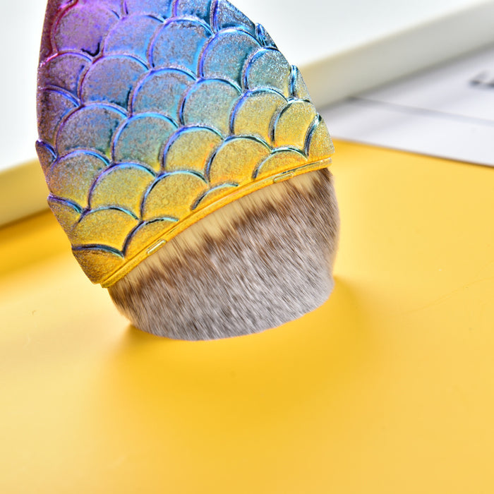 Wholesale Creative Sequins Large Mermaid Foundation Brush MOQ≥3 JDC-MB-MengQ001