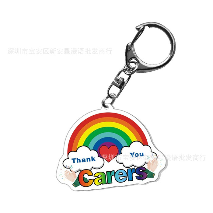 Jewelry WholesaleWholesale Pride Day LGBT Acrylic Keychain MOQ≥2 JDC-KC-XMY001 Keychains 星漫语 %variant_option1% %variant_option2% %variant_option3%  Factory Price JoyasDeChina Joyas De China