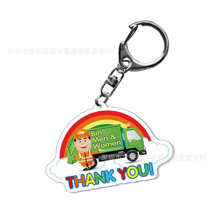 Jewelry WholesaleWholesale Pride Day LGBT Acrylic Keychain MOQ≥2 JDC-KC-XMY001 Keychains 星漫语 %variant_option1% %variant_option2% %variant_option3%  Factory Price JoyasDeChina Joyas De China