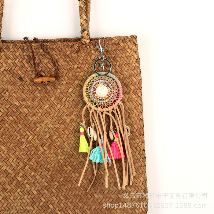 Wholesale Boho Canvas Keychain Hanging JDC-KC-XHuai004