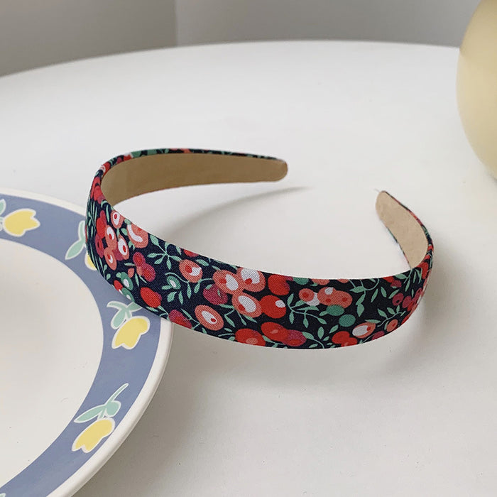 Wholesale Headband Alloy Retro Floral Plaid MOQ≥2 JDC-HD-SD004