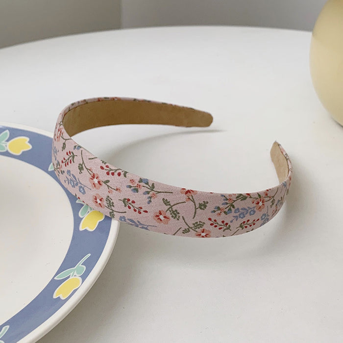 Wholesale Headband Alloy Retro Floral Plaid MOQ≥2 JDC-HD-SD004