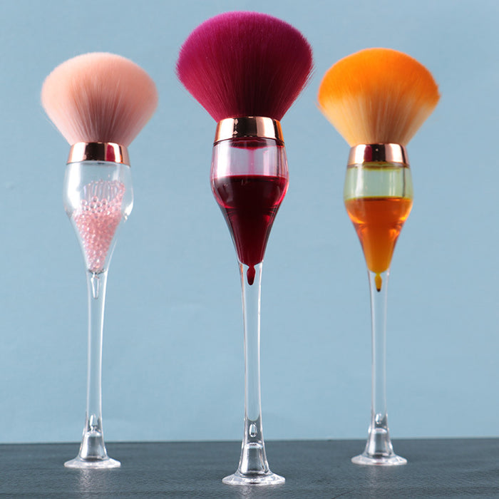 Wholesale Nylon Fiber Hair Red Wine Glass Makeup Brush MOQ≥3 JDC-MB-YSN002