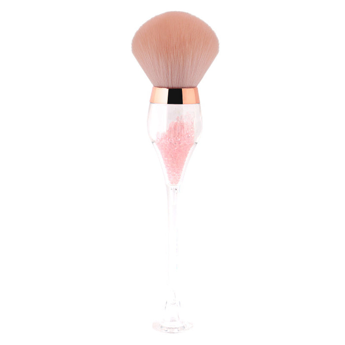 Wholesale Nylon Fiber Hair Red Wine Glass Makeup Brush MOQ≥3 JDC-MB-YSN002