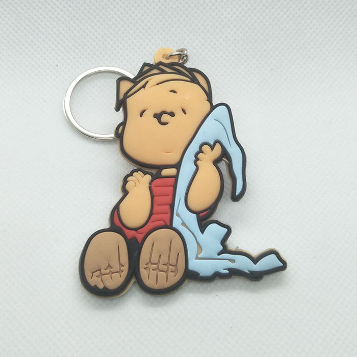 Jewelry WholesaleWholesale Cartoon PVC Soft Rubber Keychain JDC-KC-TYou001 Keychains 淘优 %variant_option1% %variant_option2% %variant_option3%  Factory Price JoyasDeChina Joyas De China