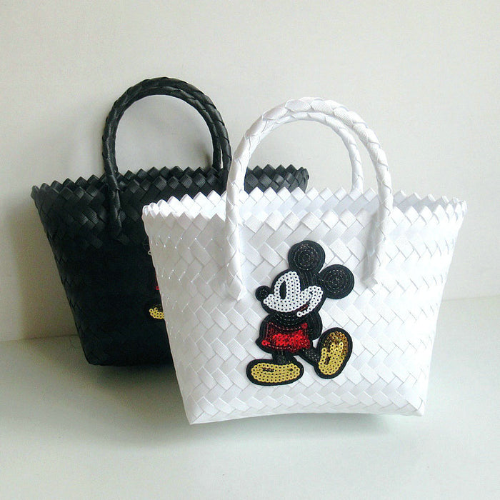 Jewelry WholesaleWholesale holiday cartoon woven bag beach bag JDC-BB-DeR011 Beach Bag 德瑞 %variant_option1% %variant_option2% %variant_option3%  Factory Price JoyasDeChina Joyas De China