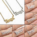 Jewelry WholesaleWholesale stainless steel angel letter necklace JDC-NE-SS004 Necklaces 双硕 %variant_option1% %variant_option2% %variant_option3%  Factory Price JoyasDeChina Joyas De China