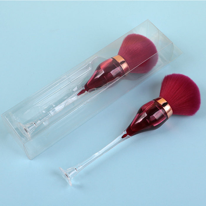 Wholesale Nylon Fiber Hair Red Wine Glass Makeup Brush MOQ≥3 JDC-MB-YSN002