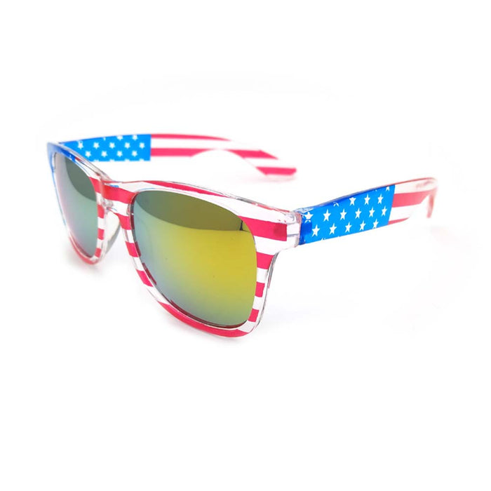 Wholesale 4th of July Flag Glasses Nail Free Independence Day Party Color Film Sunglasses JDC-SG-ZhuoW008