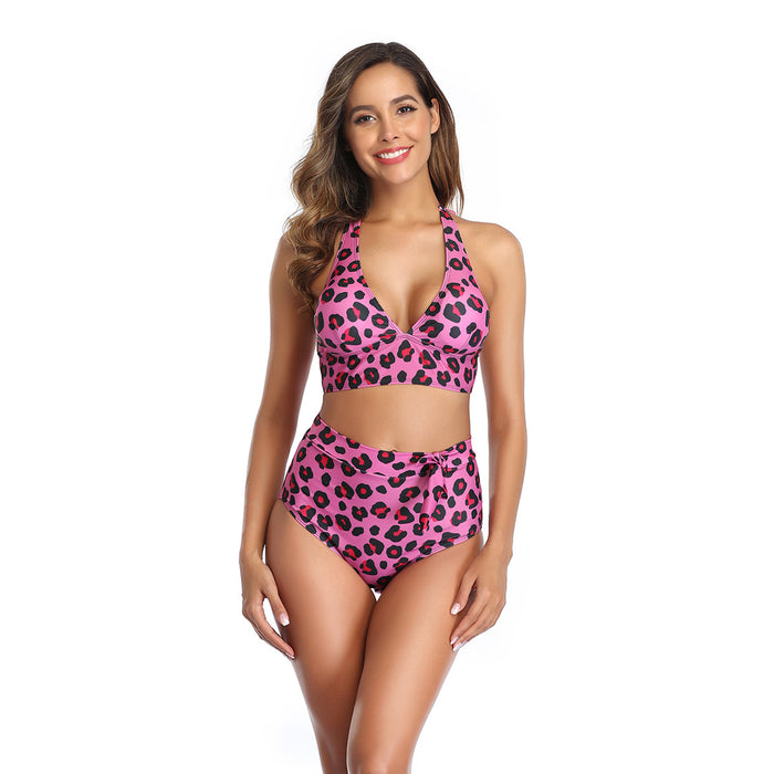 Jewelry WholesaleWholesale Leopard Print Sexy Bikini High Waist Split Swimsuit MOQ≥2 JDC-SW-YZRE005 Swimwear 伊泽瑞尔 %variant_option1% %variant_option2% %variant_option3%  Factory Price JoyasDeChina Joyas De China