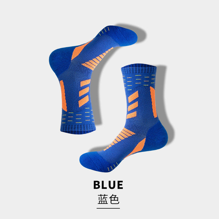 Wholesale sports socks elite socks basketball socks breathable sweat-absorbing mid tube socks JDC-SK-ManP006