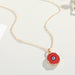 Jewelry WholesaleWholesale Color druzy Eye Imitation Natural Stone Love Resin Necklace MOQ≥6 JDC-NE-Juej014 Necklaces 觉际 %variant_option1% %variant_option2% %variant_option3%  Factory Price JoyasDeChina Joyas De China