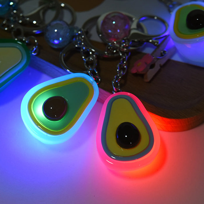 Wholesale Keychains Acrylic Lighted Avocado JDC-KC-WAN050