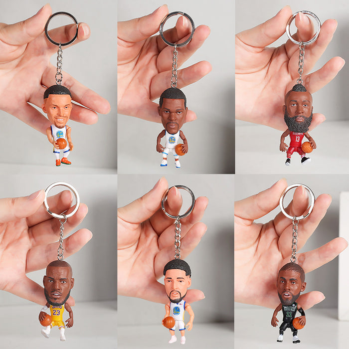 Wholesale basketball doll keychain pendant MOQ≥2 JDC-KC-HLv006