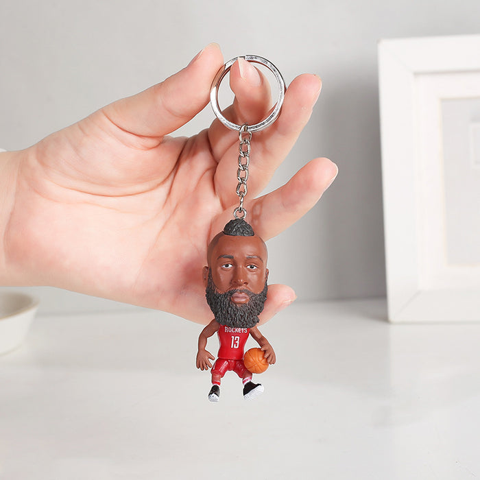 Wholesale basketball doll keychain pendant MOQ≥2 JDC-KC-HLv006