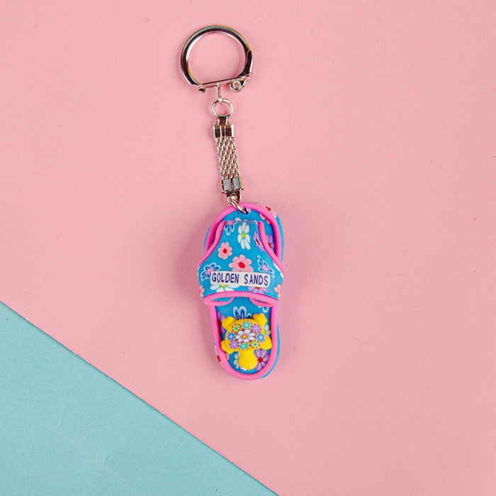 Jewelry WholesaleWholesale Plastic Mini Slippers Keychain MOQ≥2 JDC-KC-YDa001 Keychains 颐达 %variant_option1% %variant_option2% %variant_option3%  Factory Price JoyasDeChina Joyas De China