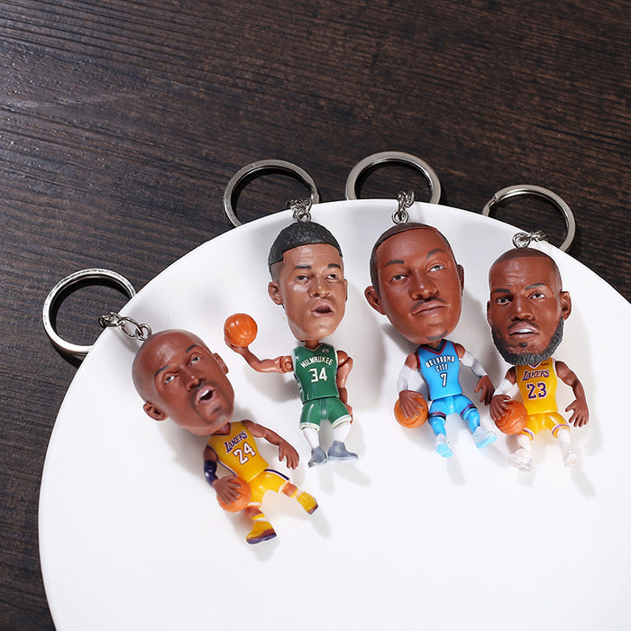 Wholesale basketball doll keychain pendant MOQ≥2 JDC-KC-HLv006