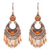 Jewelry WholesaleWholesale crystal vintage gold tassel earrings JDC-ES-HH008 Earrings 汉虹 %variant_option1% %variant_option2% %variant_option3%  Factory Price JoyasDeChina Joyas De China