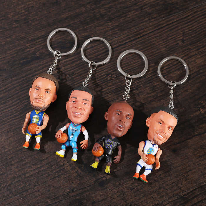 Wholesale basketball doll keychain pendant MOQ≥2 JDC-KC-HLv006