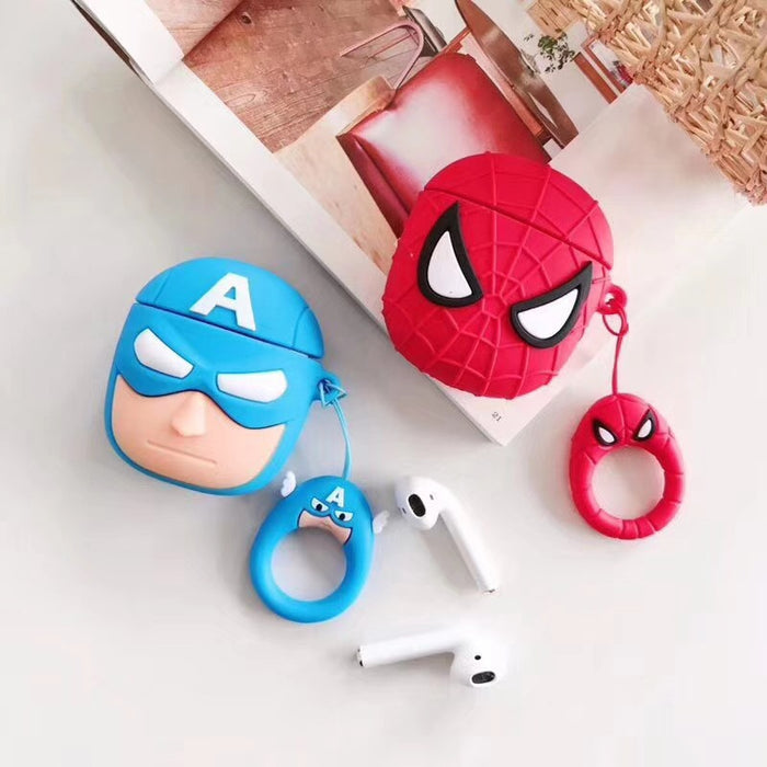 Wholesale Headphone Case Silicone Cute Cartoon Protective Case Airpods1/2 (M) JDC-EPC-TSSR005