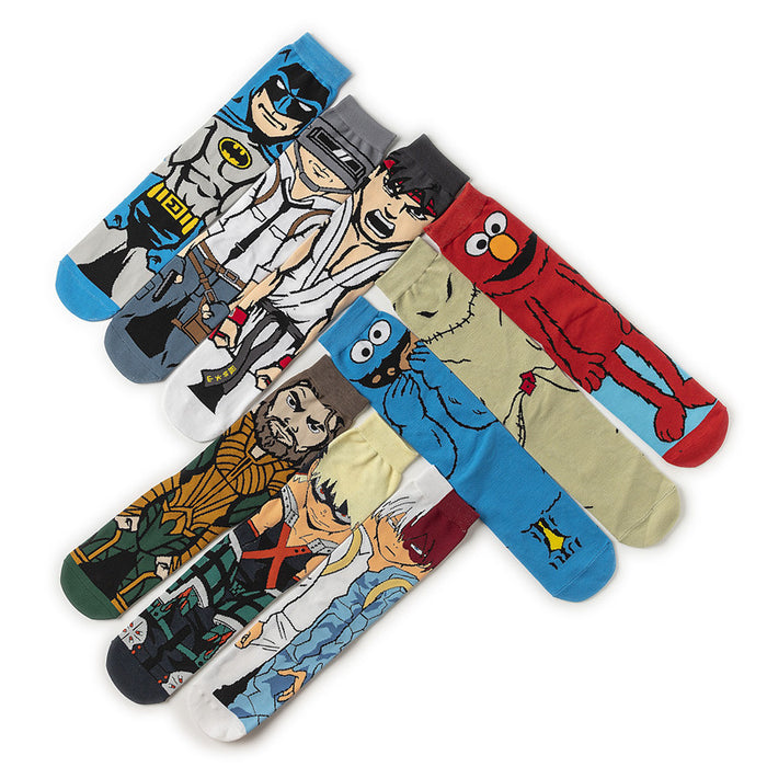 Wholesale socks cartoon medium and long tube skateboard personality socks (M) JDC-SK-HuiHe010