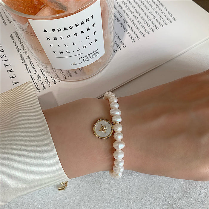 Jewelry WholesaleWholesale pearl octa star bracelet JDC-BT-BaoY011 Bracelet 宝钰 %variant_option1% %variant_option2% %variant_option3%  Factory Price JoyasDeChina Joyas De China