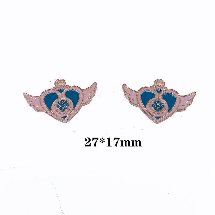 Wholesale Cartoon Enamel Alloy Bracelet Charms Accessories (M) MOQ≥10 JDC-CS-LingM009