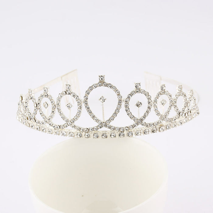 Jewelry WholesaleWholesale Birthday Crown Bridal Party Rhinestone Alloy Headband JDC-HD-YCh011 Headband 一诚 %variant_option1% %variant_option2% %variant_option3%  Factory Price JoyasDeChina Joyas De China