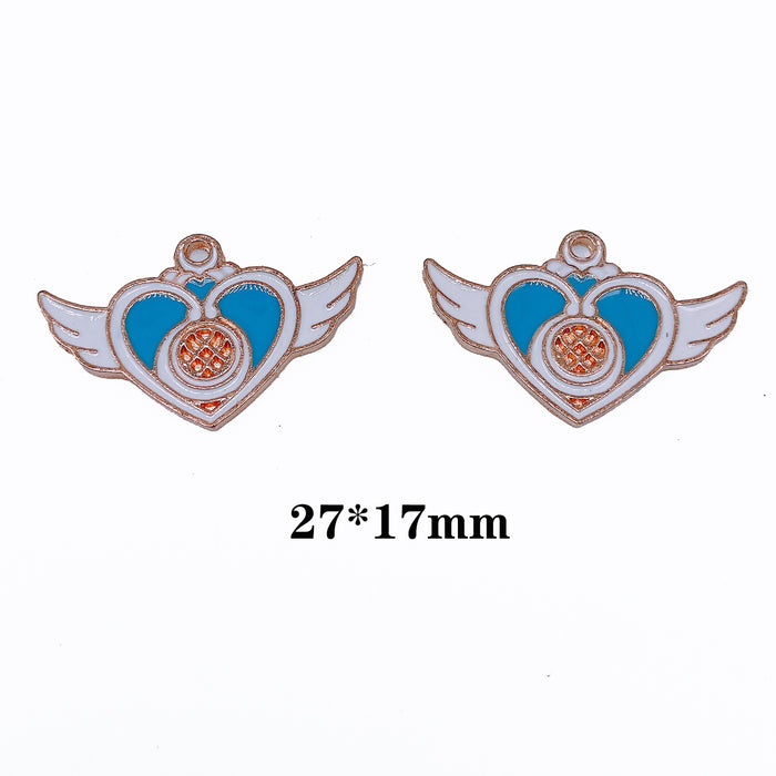 Wholesale Cartoon Enamel Alloy Bracelet Charms Accessories (M) MOQ≥10 JDC-CS-LingM009