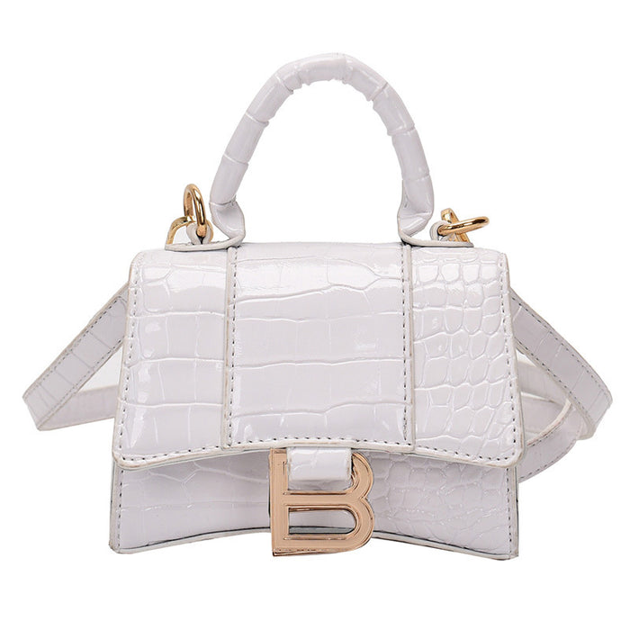 Wholesale PU Bright Leather Crocodile Pattern Shoulder Bag(F) JDC-SD-Bengda002