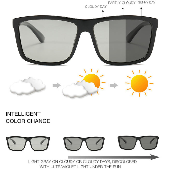 Wholesale Polarized Glasses Driving Outdoor Sports Sunshade Color Changing Sunglasses JDC-SG-JunY001