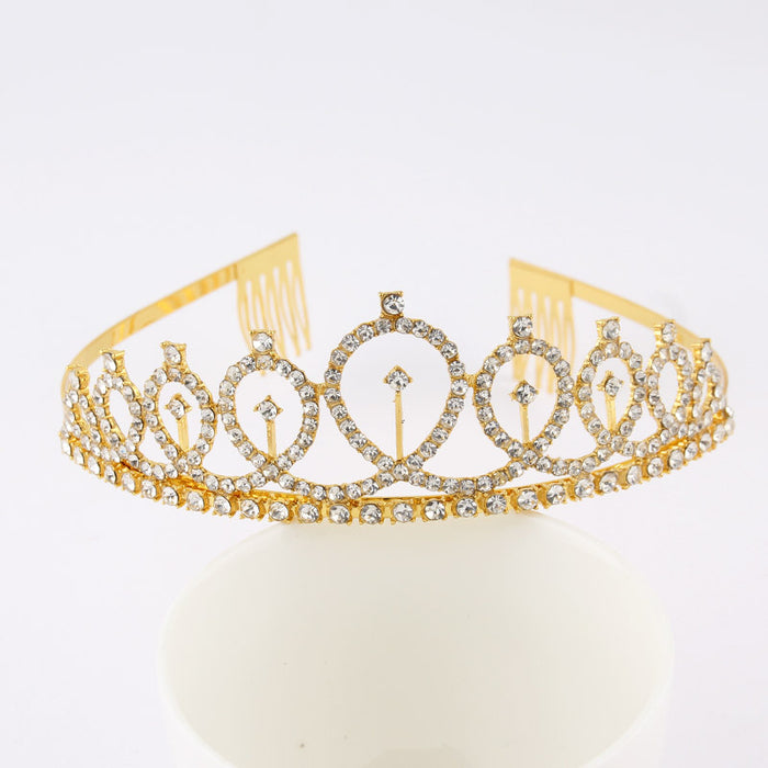 Jewelry WholesaleWholesale Birthday Crown Bridal Party Rhinestone Alloy Headband JDC-HD-YCh011 Headband 一诚 %variant_option1% %variant_option2% %variant_option3%  Factory Price JoyasDeChina Joyas De China