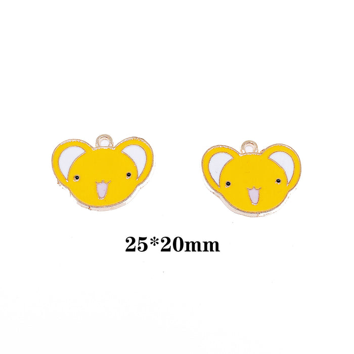 Wholesale Cartoon Enamel Alloy Bracelet Charms Accessories (M) MOQ≥10 JDC-CS-LingM009