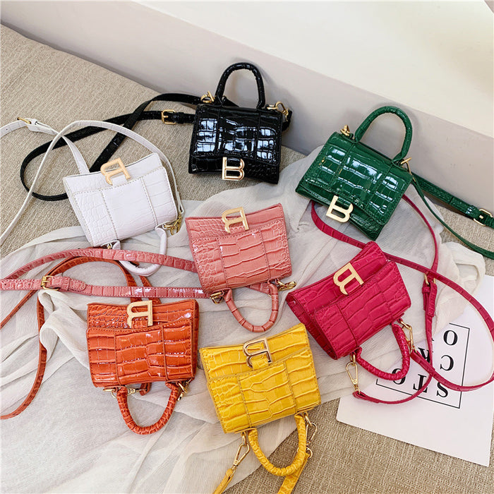 Wholesale PU Bright Leather Crocodile Pattern Shoulder Bag(F) JDC-SD-Bengda002