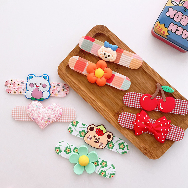 Wholesale Hair Clips New soft plastic flower animal hairpin JDC-HC-MiYu011