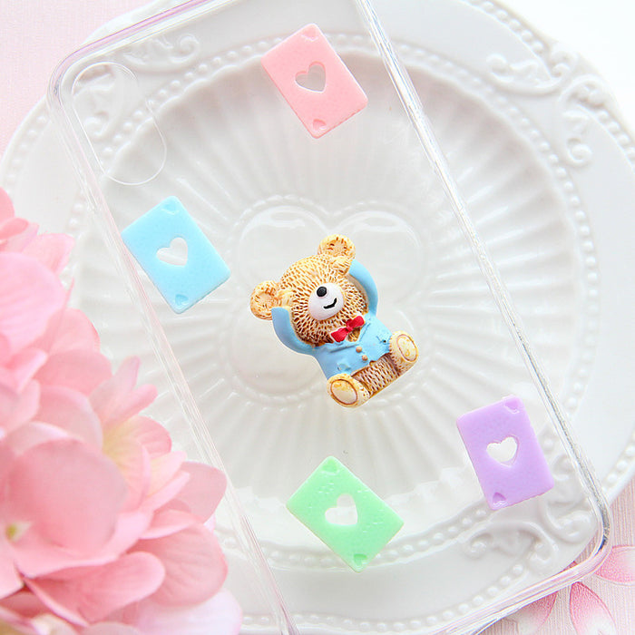 Wholesale DIY Phone Case Accessories Resin Random MOQ≥2 JDC-DIY-miaobei012