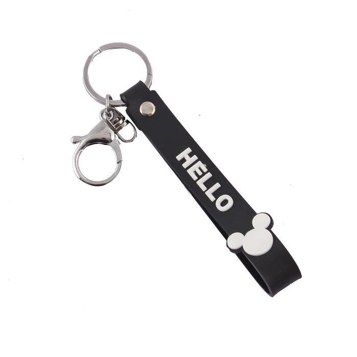 Jewelry WholesaleWholesale pvc soft glue long strip lanyard keychain (M) JDC-KC-JiK007 Keychains 吉阔 %variant_option1% %variant_option2% %variant_option3%  Factory Price JoyasDeChina Joyas De China