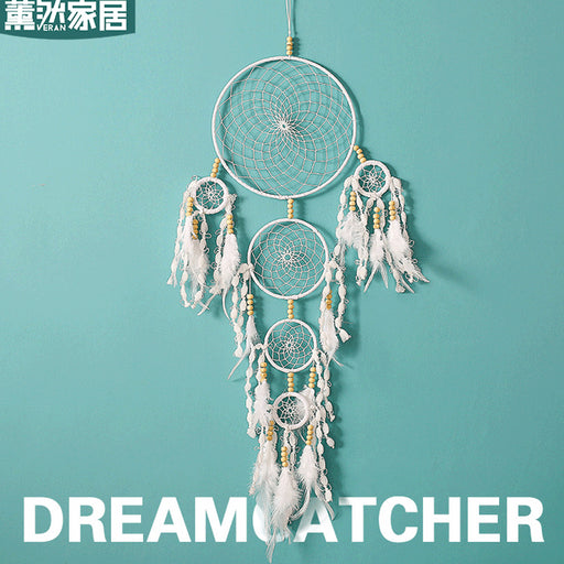 Jewelry WholesaleWholesale pendant creative home decoration room wall hanging and wind chimes big Dreamcatcher JDC-DC-XR019 Dreamcatcher 薰然 %variant_option1% %variant_option2% %variant_option3%  Factory Price JoyasDeChina Joyas De China