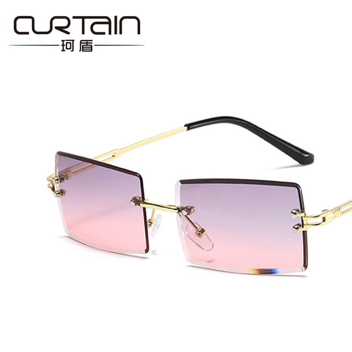 Jewelry WholesaleWholesale rimless diamond trimmed sunglasses or women JDC-SG-KD133 Sunglasses 珂盾 %variant_option1% %variant_option2% %variant_option3%  Factory Price JoyasDeChina Joyas De China