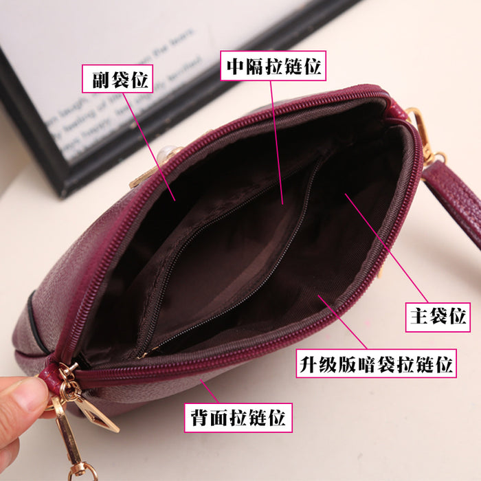 Wholesale Shoulder Bag PU Pearl Bee Diagonal Span JDC-SD-Meiw001