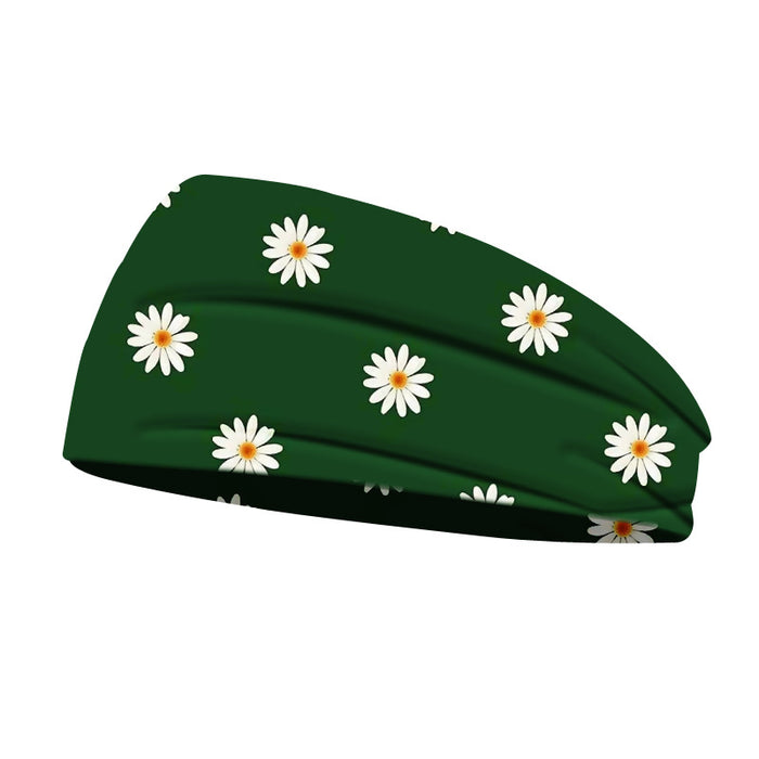 Wholesale Headband Polyester Spandex Sports High Stretch Daisy JDC-HD-KuS005