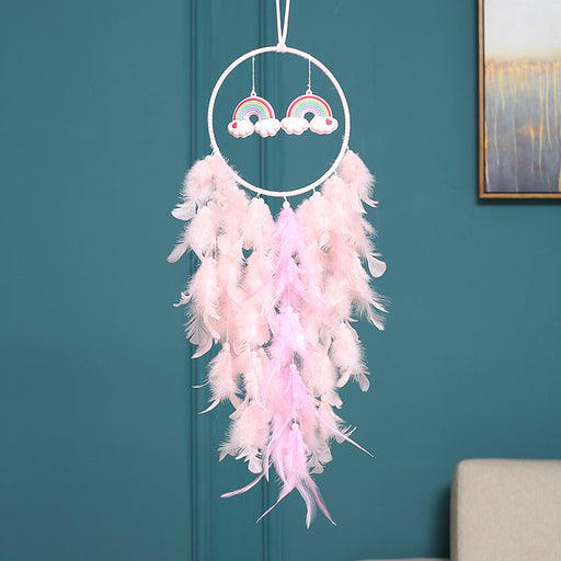 Jewelry WholesaleWholesale Feather Iron Circle Cloud Dreamcatcher JDC-DC-MGu031 Dreamcatcher 梦罟 %variant_option1% %variant_option2% %variant_option3%  Factory Price JoyasDeChina Joyas De China