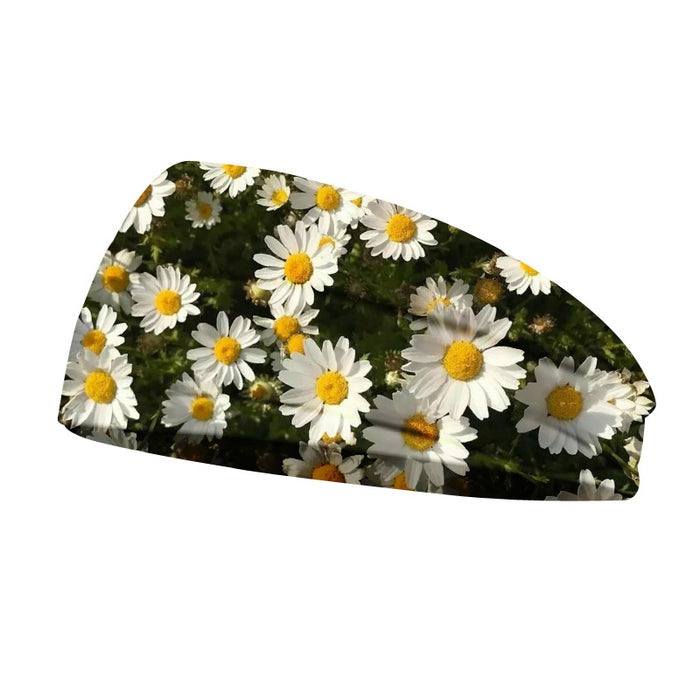 Wholesale Headband Polyester Spandex Sports High Stretch Daisy JDC-HD-KuS005