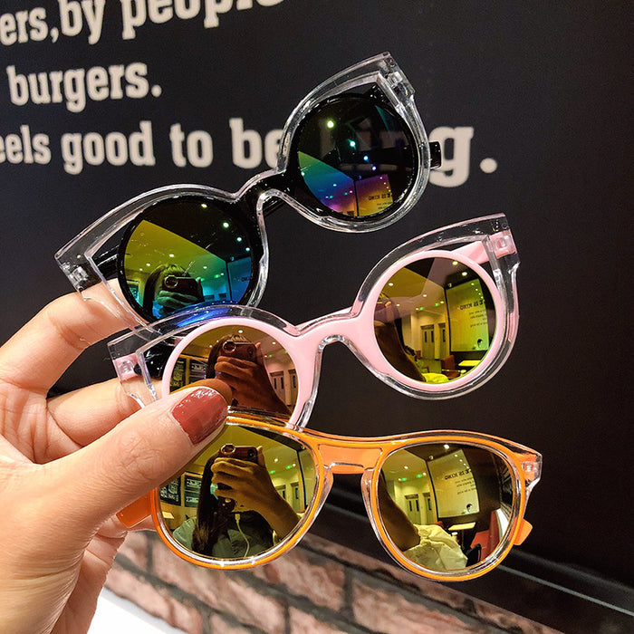 Jewelry WholesaleWholesale kids cartoon love color sunglasses JDC-SG-HengX012 Sunglasses 恒曦 %variant_option1% %variant_option2% %variant_option3%  Factory Price JoyasDeChina Joyas De China