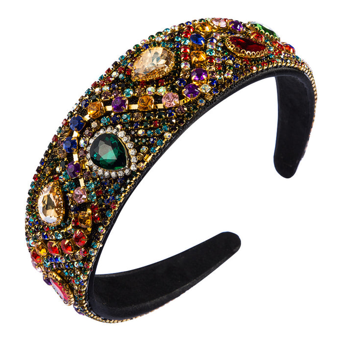 Jewelry WholesaleWholesale wide-brimmed rhinestone hair band JDC-HD-Hemin023 Headband 和鸣 %variant_option1% %variant_option2% %variant_option3%  Factory Price JoyasDeChina Joyas De China