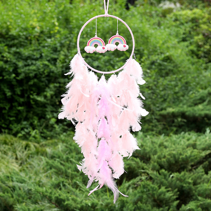 Wholesale Feather Iron Circle Cloud Dreamcatcher JDC-DC-MGu031