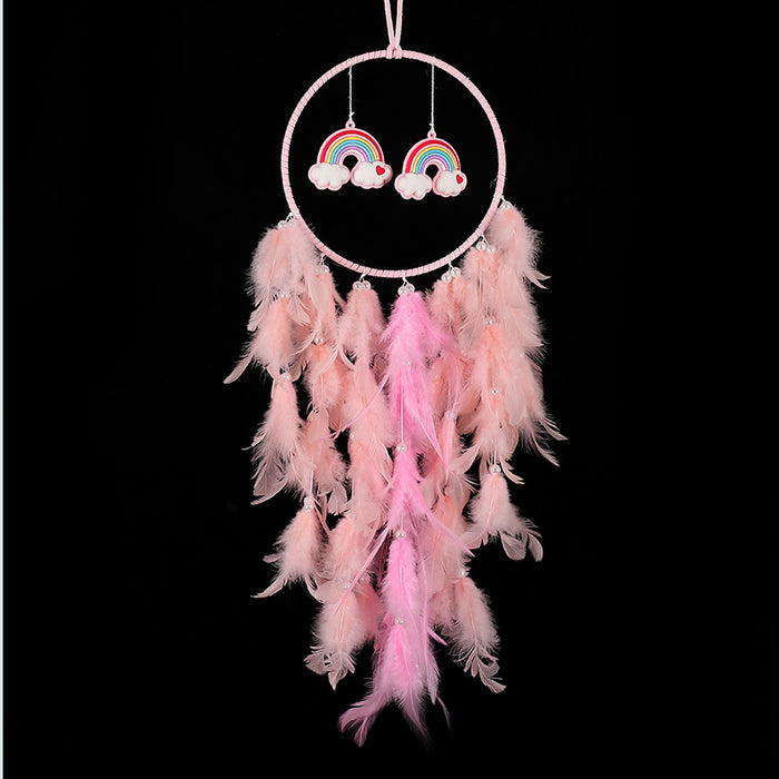 Wholesale Feather Iron Circle Cloud Dreamcatcher JDC-DC-MGu031