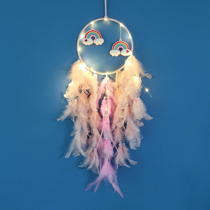 Wholesale Feather Iron Circle Cloud Dreamcatcher JDC-DC-MGu031