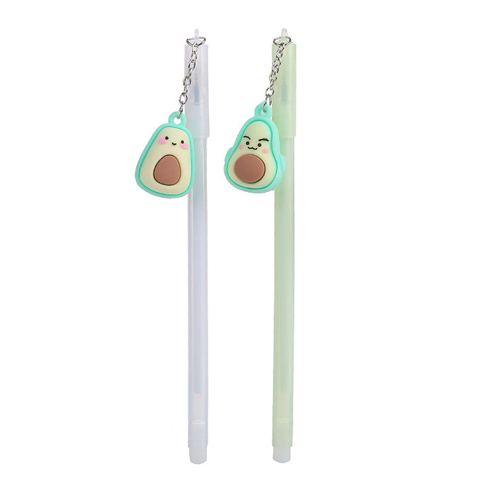 Jewelry WholesaleWholesale Avocado Silicone Pendant Plastic Ballpoint Pen JDC-BP-Liuj004 Ballpoint Pen 柳锦 %variant_option1% %variant_option2% %variant_option3%  Factory Price JoyasDeChina Joyas De China