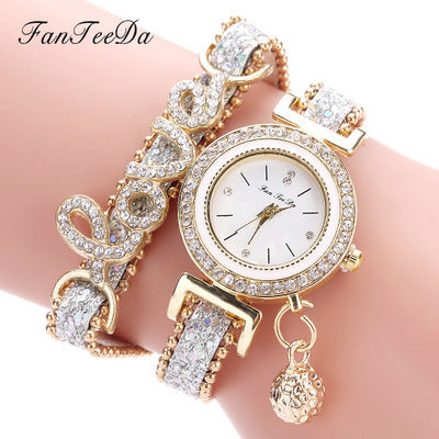 Jewelry WholesaleWholesale letter LOVE full diamond key watch JDC-WH-SS006 Watch 时梭 %variant_option1% %variant_option2% %variant_option3%  Factory Price JoyasDeChina Joyas De China